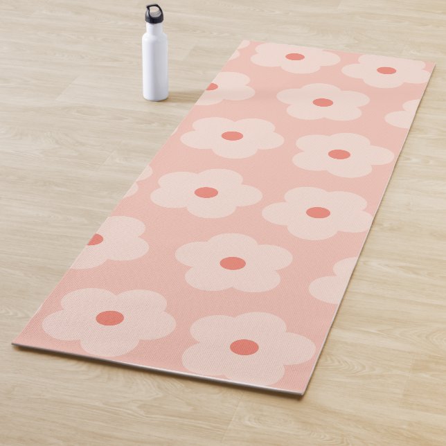Soft Hue Peach Blooms Yogamatte (Beispiel)
