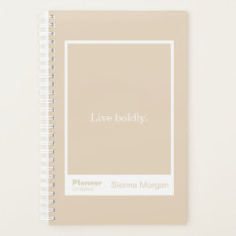 Soft Khaki/Beige Block Quote | Fully Customizable Planer