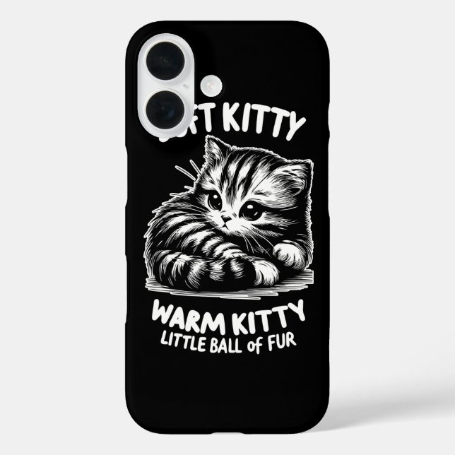 Soft Kitty Case-Mate iPhone Hülle (Rückseite)
