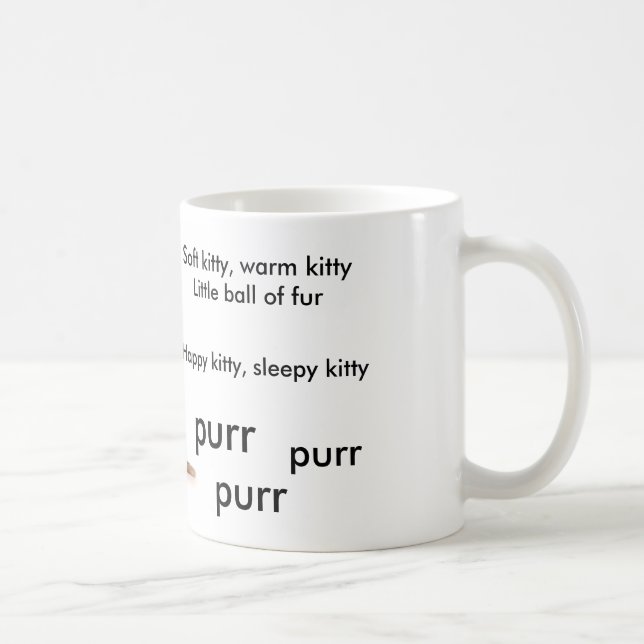 Soft kitty mug kaffeetasse (Rechts)