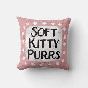Soft Kitty Purrys Kissen
