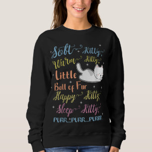 Soft Kitty Warm Kätzchen Kleine Ball Pelzschlafkit Sweatshirt