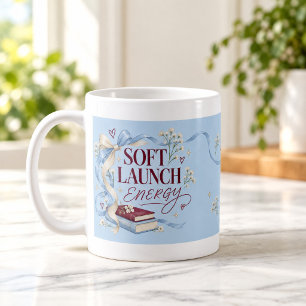 Soft Launch Energy Serif Schrift Typography Tasse