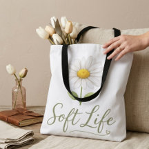 Soft Life Ästhetik Gänseblümchen Watercolor Blumen