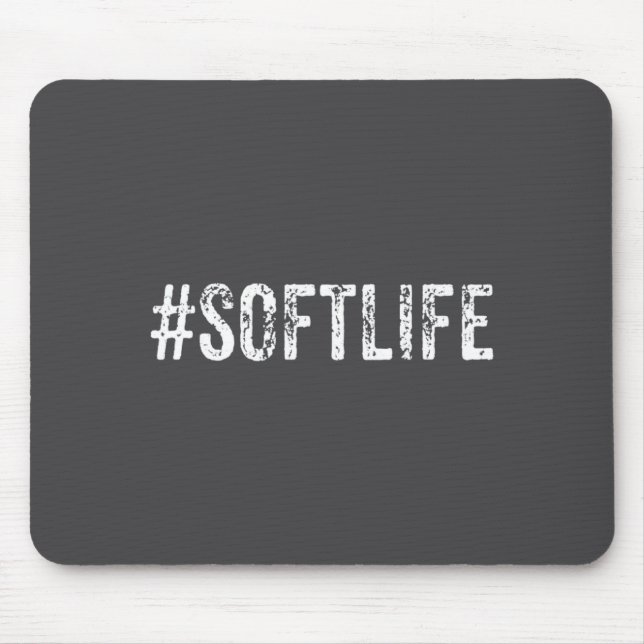 Soft Life Dont Stress Stress Softlife Softli  Mousepad (Vorne)