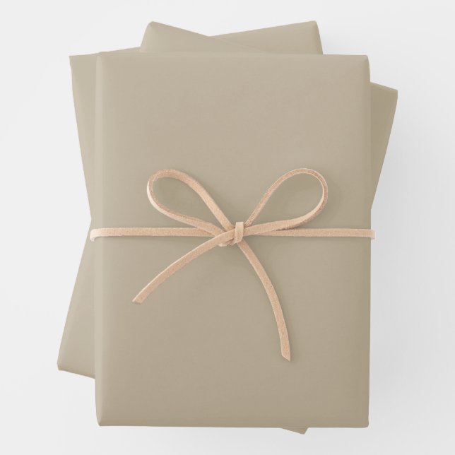 Soft Light Beige Background – Wedding Design Geschenkpapier Set (Beispiel)