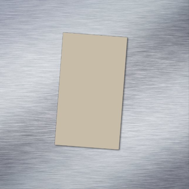 Soft Light Beige Background – Wedding Design Magnetische Visitenkarte (Beispiel)