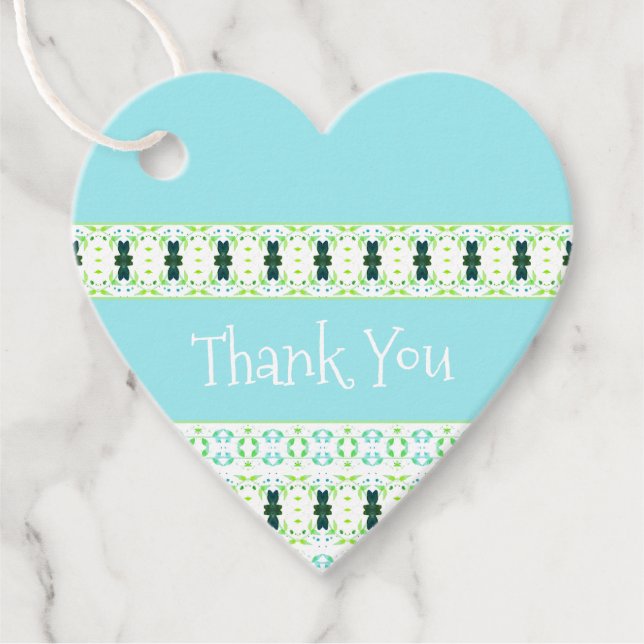 Soft Light Blue Geschenkanhänger (Vorderseite)