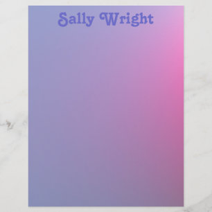 Soft Lila Letterhead