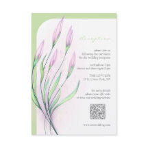 Soft Lila Lilies Hochzeitsempfang