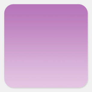 Soft Lila Ombre Quadratischer Aufkleber