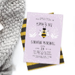Soft Lilac Rustic Mama to Bee Baby Dusche Einladung<br><div class="desc">Feiern Sie Mama und Baby mit diesem cleveren Wortspiel und der süßen rustikalen Bienenillustrierung mit Blumendetails und eleganter Typografie. Der Text ist leicht zu personalisieren,  und für noch mehr individuelle Optionen verwenden Sie den passenden Link für die gesamte Design-Kontrolle.</div>