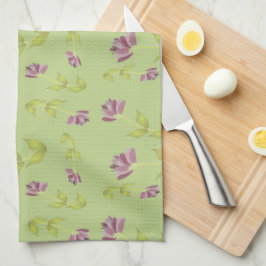 Soft Limon und Raspberry Floral Kitchen Geschirrtuch