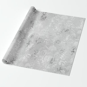 Soft Luxury Foil Damask-01 Geschenkpapier
