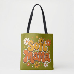 Soft Mama Retro Blumen Groovy Design Cute Boho