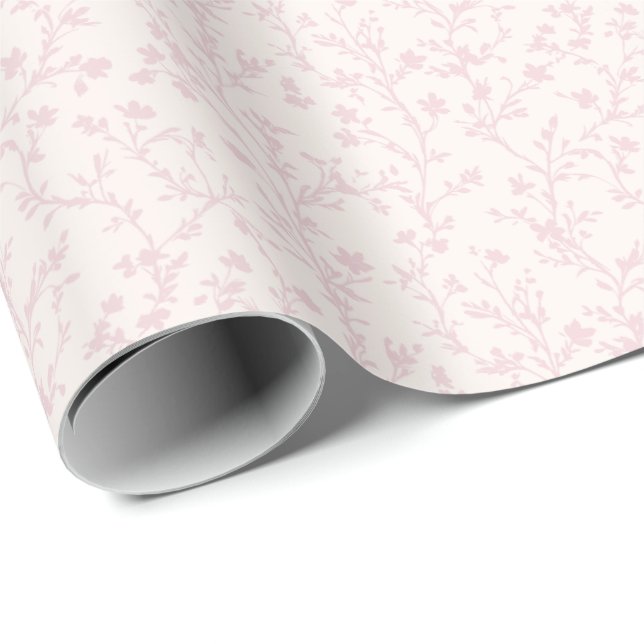 Soft Meadow Blush Rosa - Neutral Geschenkpapier (Rolleneckpunkt)