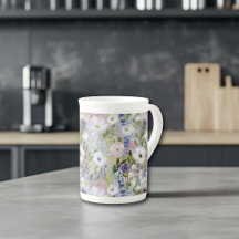 Soft Meadow Florale Aquarell