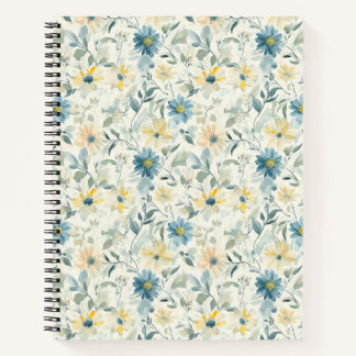 Soft Meadow Gänseblümchen Aquarell Notizbuch