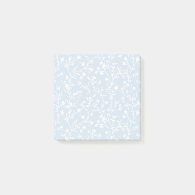 Soft Meadow Neutral - Puderblau Post-it Klebezettel (Vorderseite)