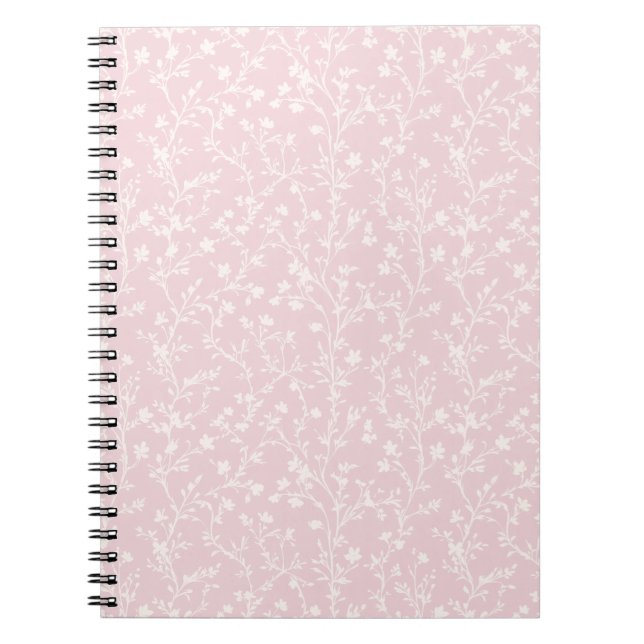 Soft Meadow Neutral - Rosafarben Notizblock (Vorderseite)