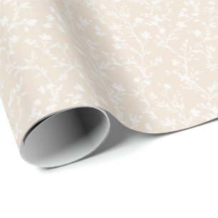 Soft Meadow Neutral - Weiches Leinen Geschenkpapier
