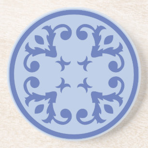 Soft Medallion Scroll Getränkeuntersetzer