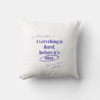 Soft Motivational Pillow Kissen