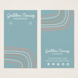 Soft Neutral Earring Necklace Juwelier Display Car