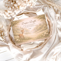 Soft Neutral Forest Critters Diapper Raffle