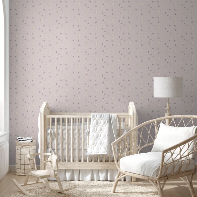 Soft Neutral Sheep Kids Room/ Nursery Wallpaper Tapete (Kinder)