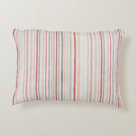 Soft Neutral Stripe Accent Pillow Dekokissen
