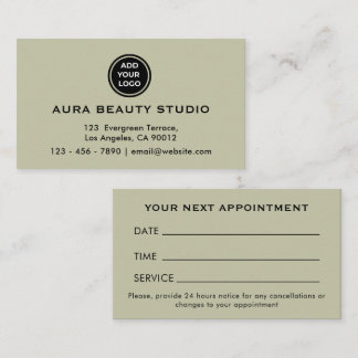 Soft Olive Logo Kontakt Geschäft Termin Karte