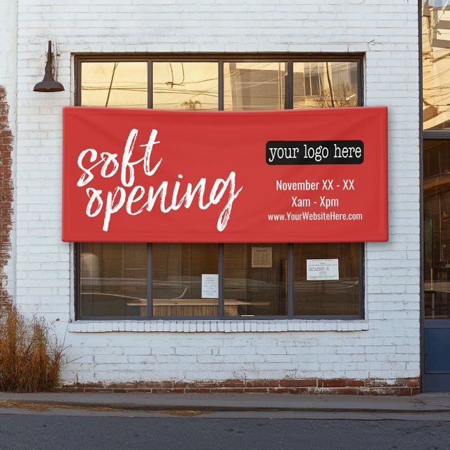 Soft Opening Advertisement - Logo und Details hinz Banner (Von Creator hochgeladen)