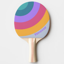 Soft Pansy Dream Circle Stripe with Name Tischtennis Schläger