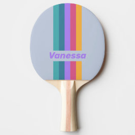 Soft Pansy Dream Pin Striped with Name Tischtennis Schläger