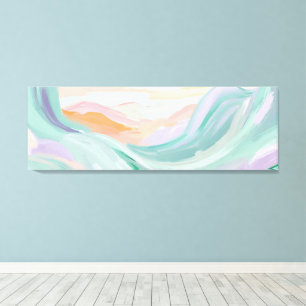 Soft Pasta Abstrakt Wall Art Leinwanddruck