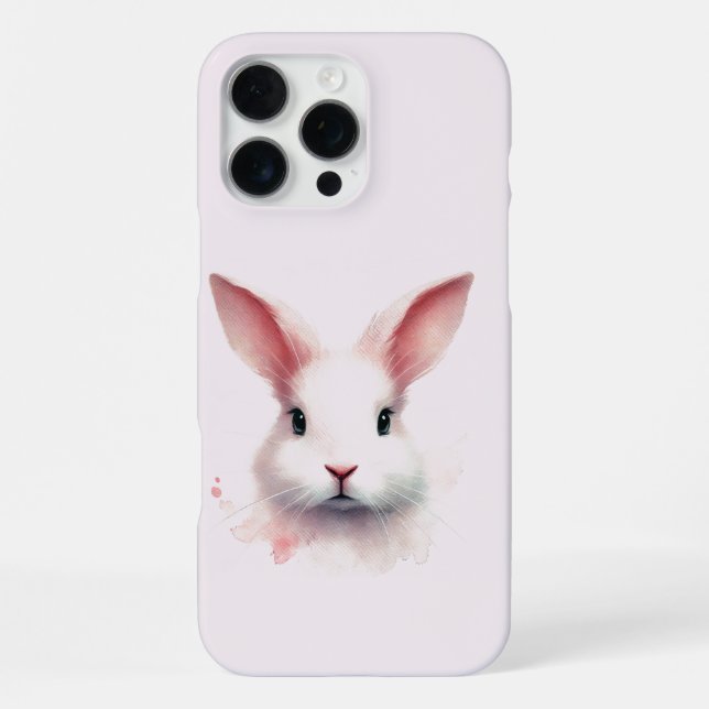 Soft Pastel Bunny Easter iPhone 16 Pro Max Fall Hülle (Rückseite)