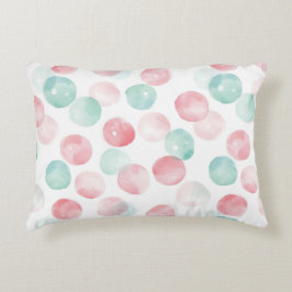 Soft Pastel Charm in Pink, Green & Blue Dekokissen