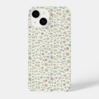 Soft Pastel Floral Pattern Cute Phone case iPhone 14 Hülle