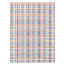 Soft Pastel Plaid  Tischdecke