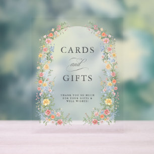 Soft Pastel Verziert Spring Garden Cards und Gesch Acrylschild