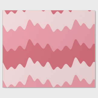 Soft Pastel Wavy Stripes Wrapping Paper Geschenkpapier