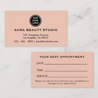 Soft Peach Logo Kontakt Geschäft Termin Karte