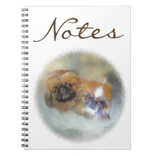 Soft Pekingese Duo Notizblock