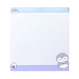 Soft Penguin Notizblock   Süße Pastell-Notizblock