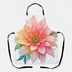Soft-Petal-Abstrakt-Blütendesign Schürze