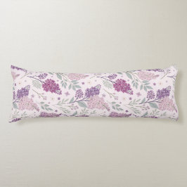 Soft Pink and Purple Lilac Floral Pattern   Seitenschläferkissen
