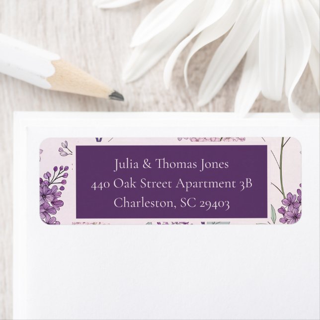 Soft Pink and Purple Lilac Floral Wedding  (Insitu)