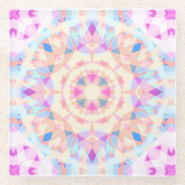 Soft Pink Blue Magic Star Halloween Rainbow Deco Glasuntersetzer