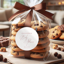 Soft Pink Chic Babyaufkleber